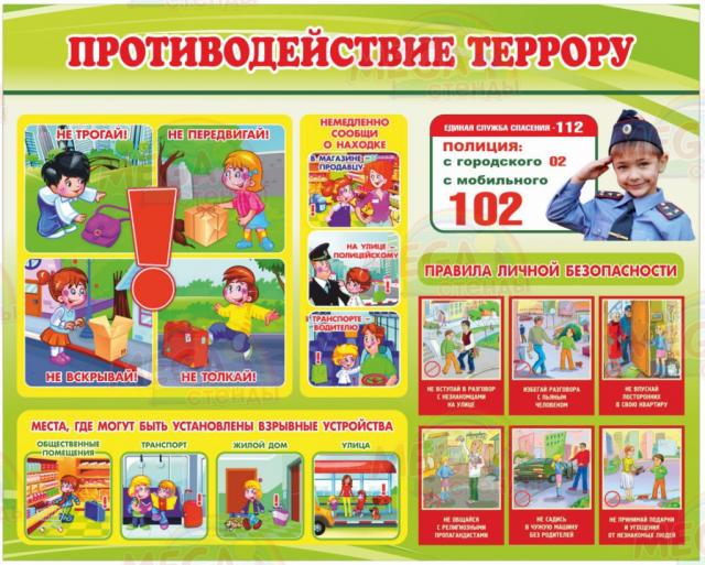 Правила безопасности при совершении террористического акта.